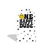 One Happy Dude arch Birthday Party Arch Backdrop Wall Cloth Cover